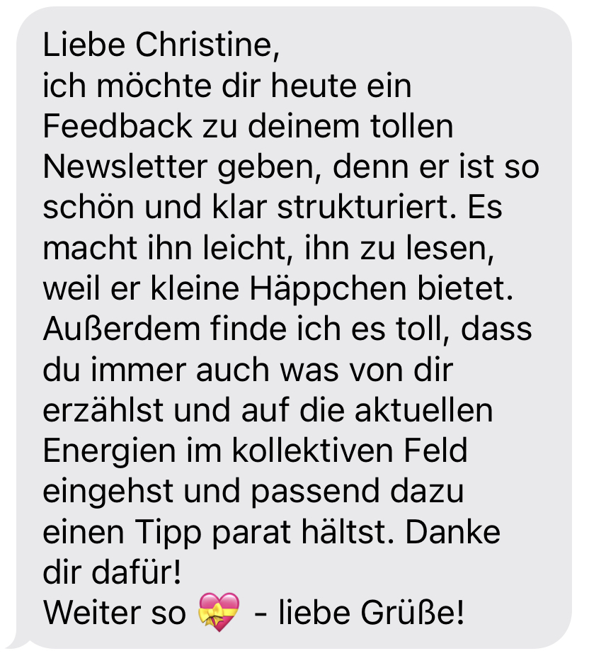 Feedback Newsletter