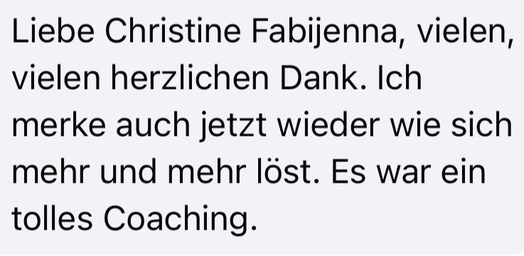 Feedback zum Energiecoaching
