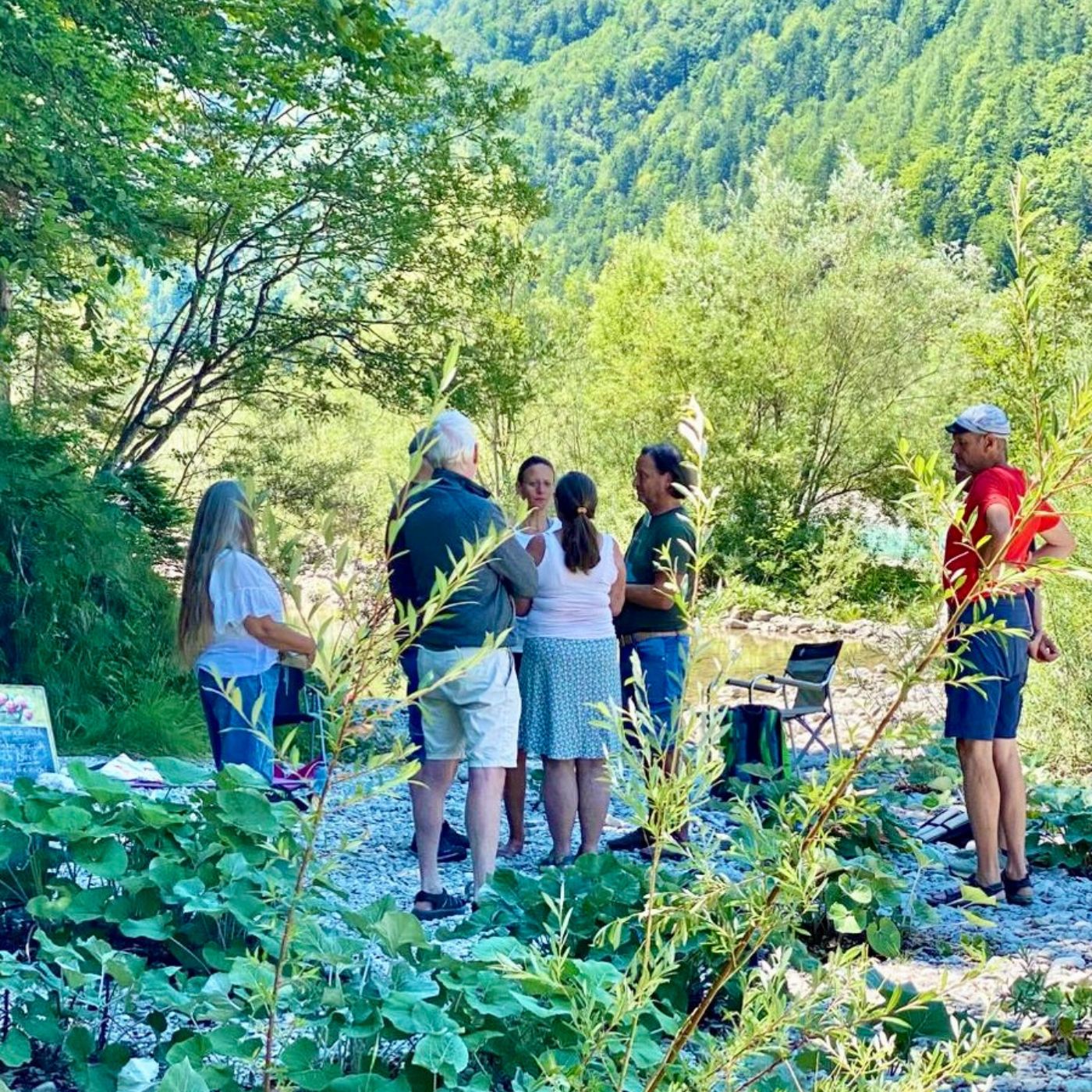 Traumasensible Aufstellung in der Natur
